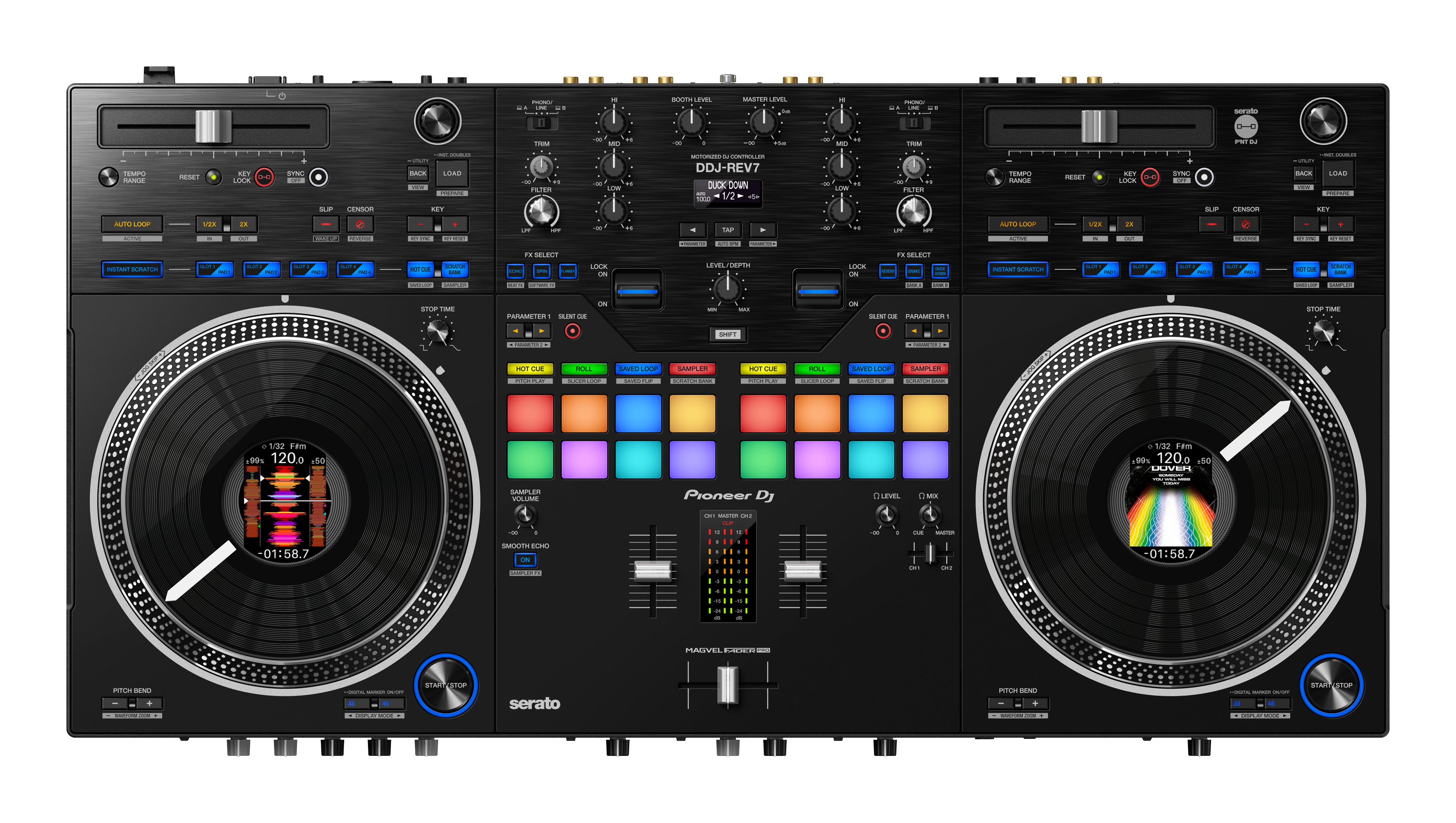 Pioneer DJ DDJ-REV7 DJコントローラー　美品 Pioneer DDJ-REV7-N Scratch Style 2 Channel Pro DJ Controller