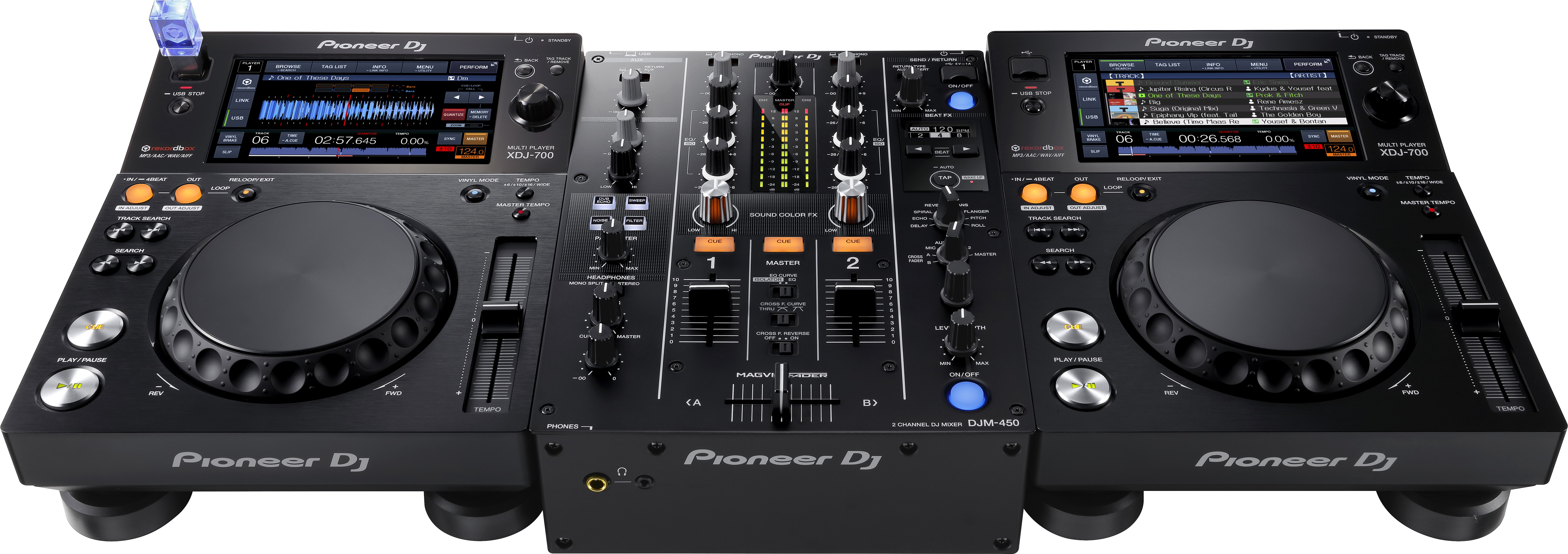 Pioneer DJ DJM-450 + Pioneer DJ XDJ-700 Multiplayer Bundle Deal 