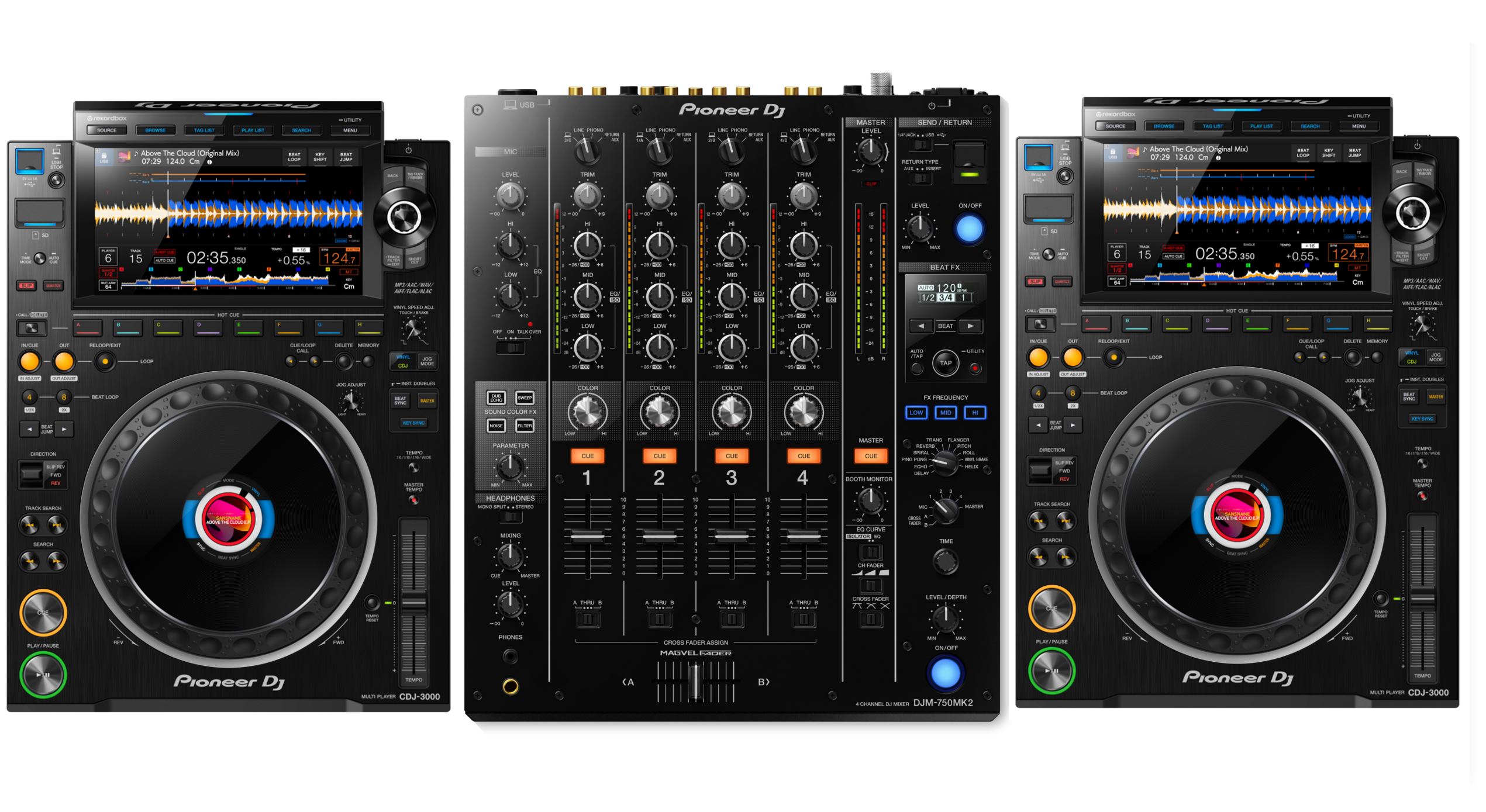 Pioneer DJ CDJ-3000 + Pioneer DJ DJM-750MK2 Bundle @ The DJ Hookup