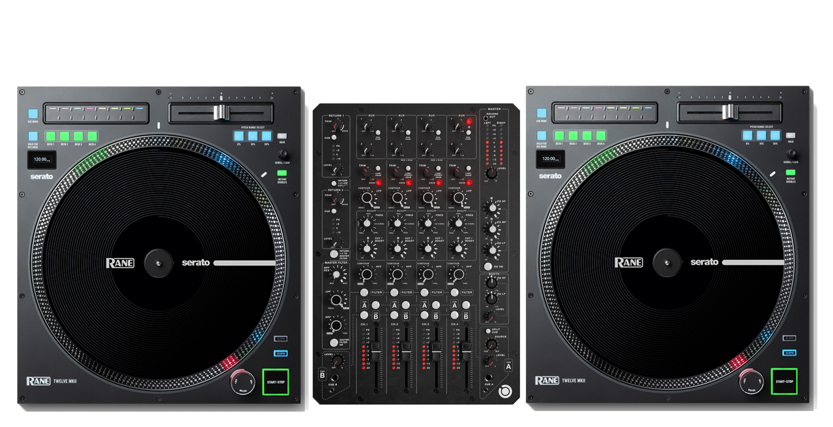 PLAYdifferently Model 1.4 Mixer + 2x Rane Twelve MKII @ The DJ Hookup