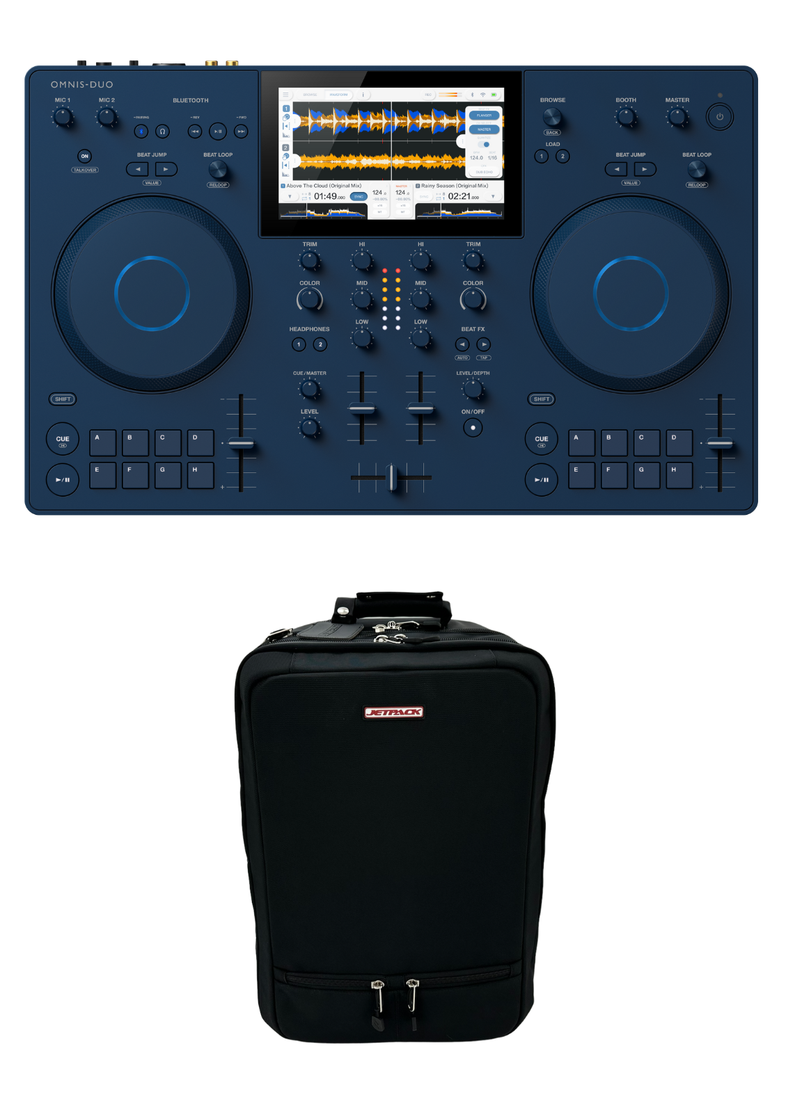 AlphaTheta OMNIS-DUO + JetPack XL Backpack Bundle @ The DJ Hookup