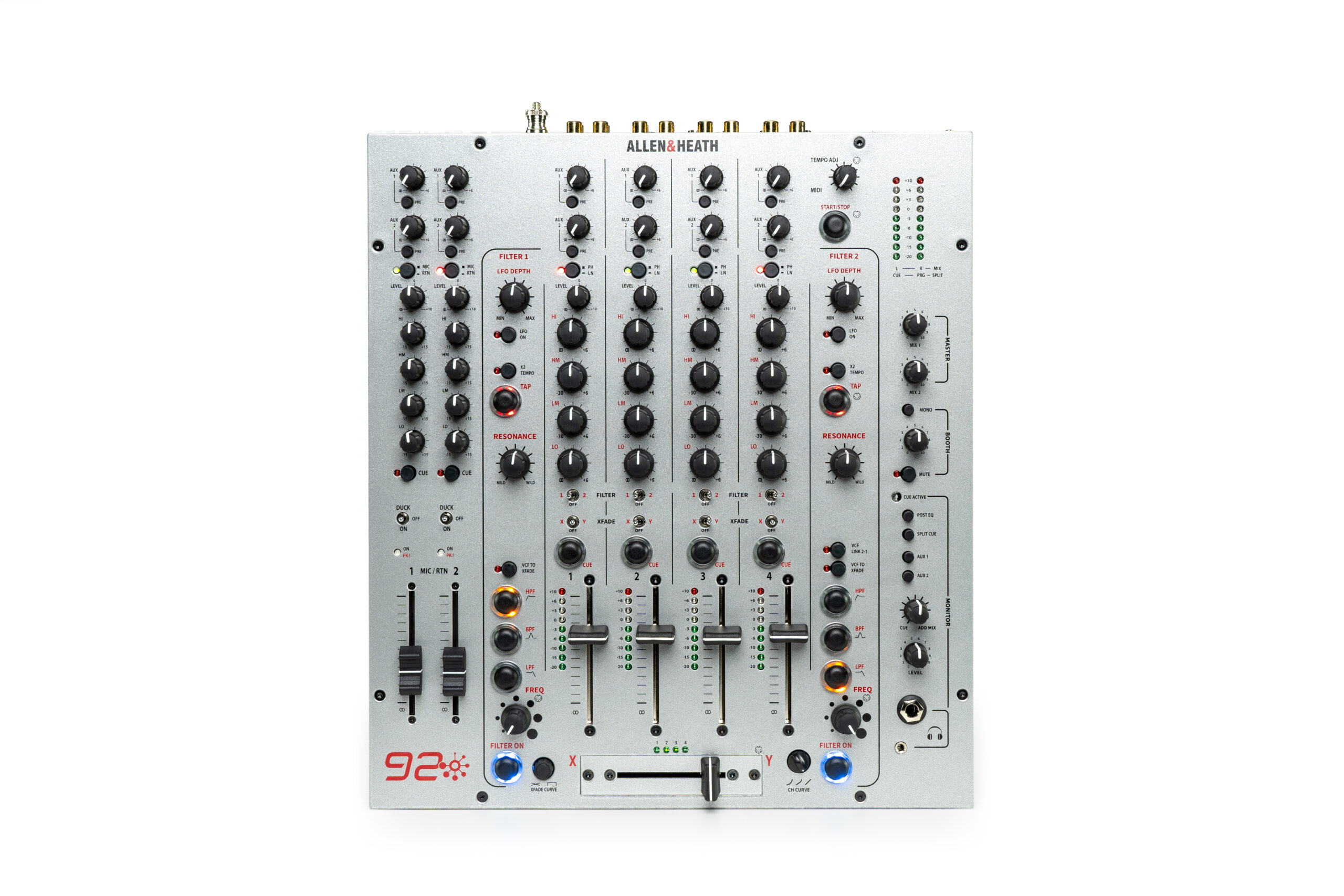 Allen & Heath Xone:92 MK2 - Analog 4-channel DJ Mixer @ The DJ Hookup